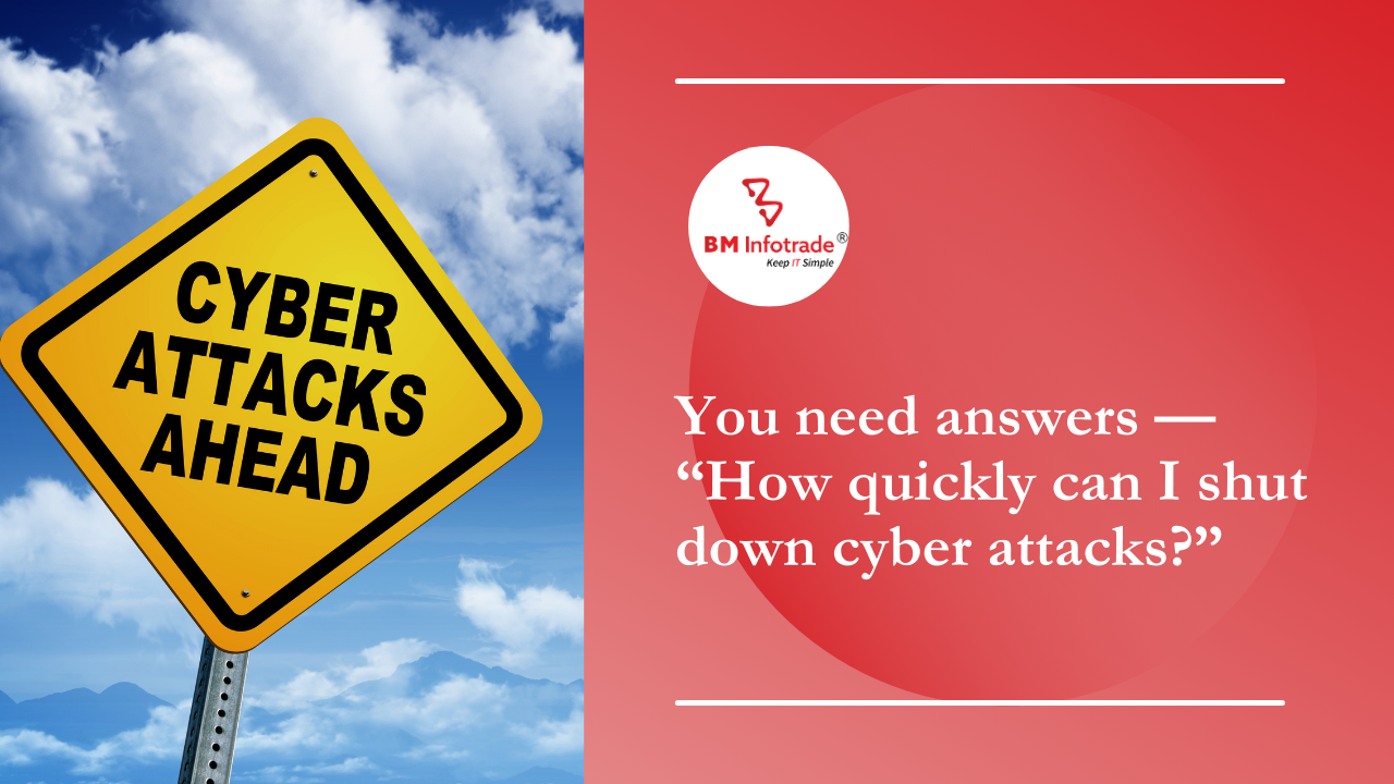 You need answers "How quickly can I shut down cyber attacks?"